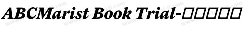 ABCMarist Book Trial字体转换